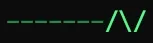 heartbeat in ASCII